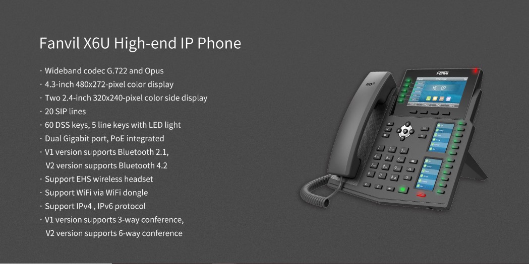 X6U High-end IP PHONE in bd
